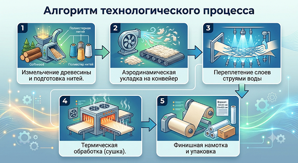 Вуденпалп - алгоритм производства